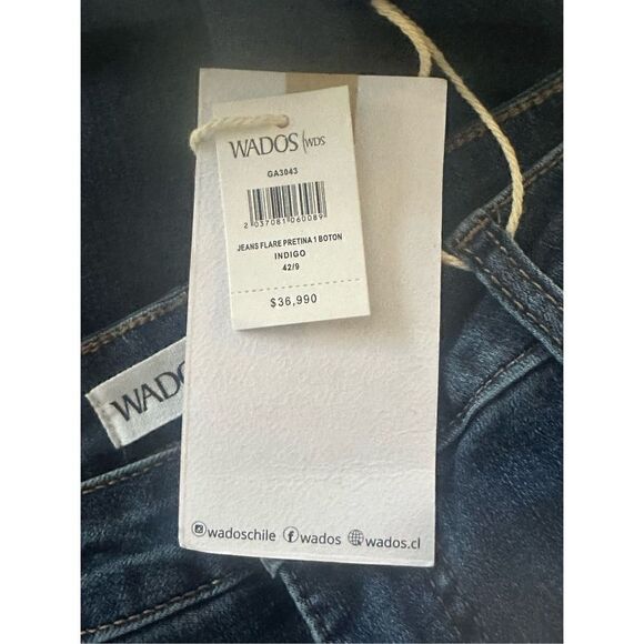 WADOS High Waisted Flare Jeans size 9 High Waist Relaxed Fit for women or junior - Picture 10 of 10